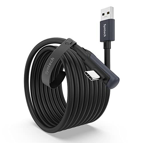 Syntech Link Kabel 5M, Kompatibel mit Oculus Meta Quest 3/3S, Quest2/1/Pro und Pico 4, PC Steam VR...