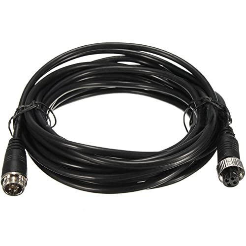 DOUXURY 16 FT 4 Pin AV Extension Cable for Backup Backup Camera System Front Rear Side View Camera RV Truck Trailer Camper Bus Motorhome Waterproof Shockproof by DOUXURY - Used condition - US$6.07