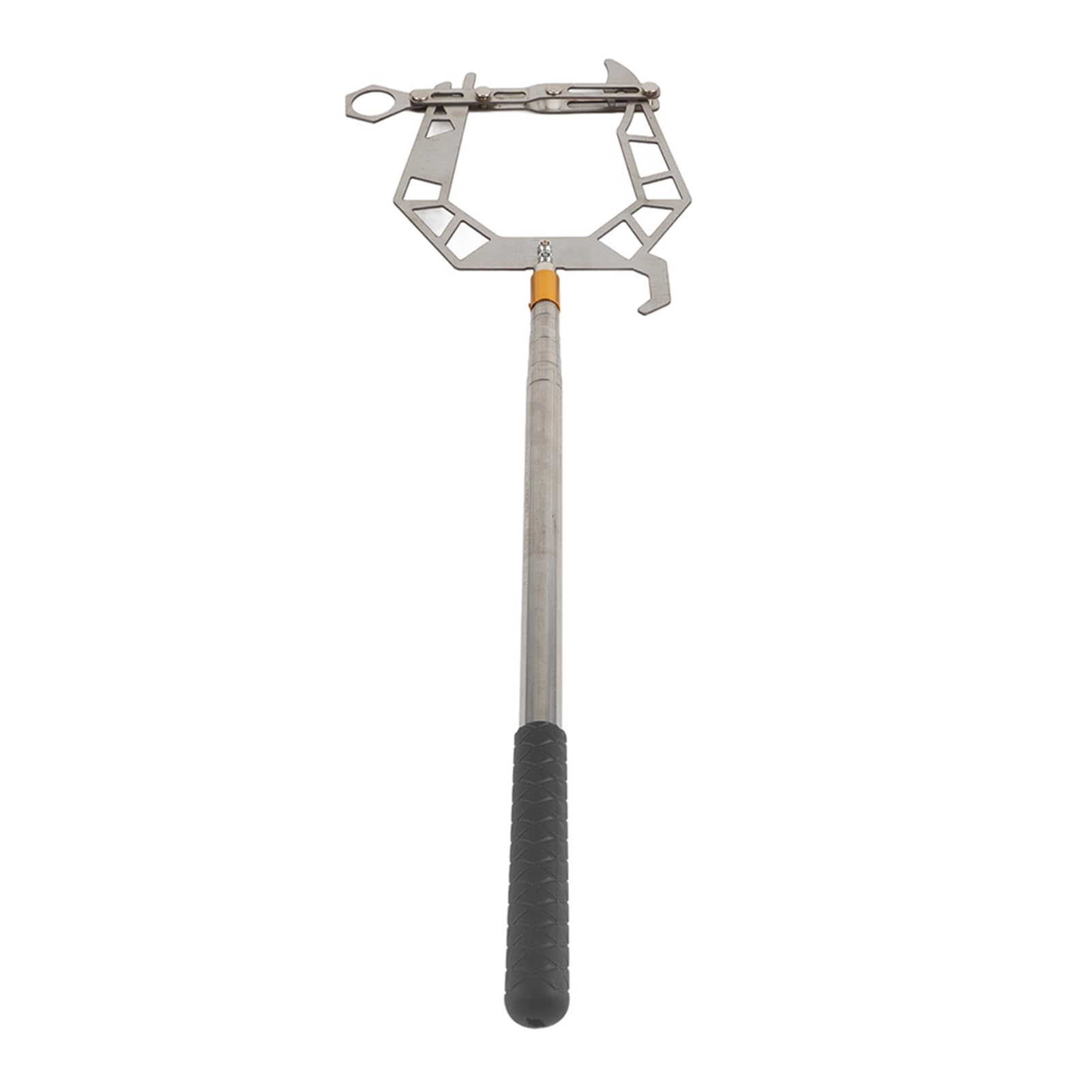 Sorandy U Type Telescopic Boat Threader Dock Hook Mooring Hook Multifunctional Ship Docking Equipment Tool for Home and Outdoor Easy to Use Boat Hook