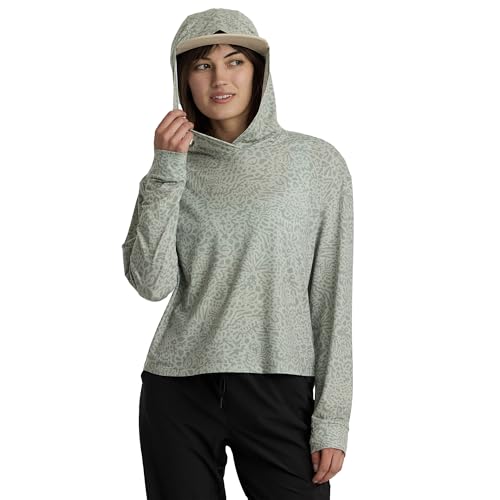 Free Fly Women's Elevate Lightweight Hoodie - UPF 25+ Sun Protection, Odor Control, Breathable Hooded Sun Shirt for Women