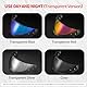 PSLER Helm Visier Verspiegelt für HJC i70 i10 HJ-31,Helmvisier Getöntes Visier Motorradhelm Zubehör Ersatz(Transparent)