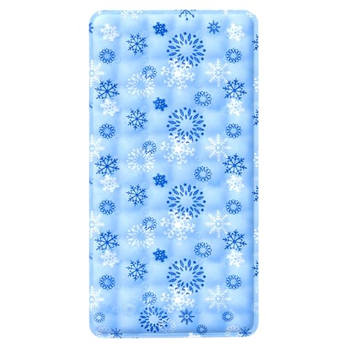Mppchhn Kühlmatratzenauflage Für Hitzige Schläfer | 50x150cm Kühlgel Matratzenauflage Fürs Bett | Waschbares Polster Bettzubehör Für Camping Wohnwagen Schlafsaal Unisex