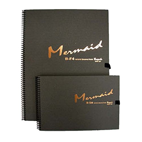 Mermaid book F4 Bumpodo bloc aquarelle techniques mixtes carnet croquis japonais