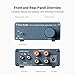 Fosi Audio V1.0G 2 Channel Class D Mini Stereo Amplifier for Home Speakers TPA3116 50W x 2 with Power Supply