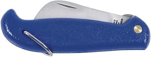 Miniatura 9 de Klein Tools Cuchillo de bolsillo 1550-4, cuchillo de electricistas con hoja de corte Hawkbill de acero al carbono de 2-5/8 pulgadas