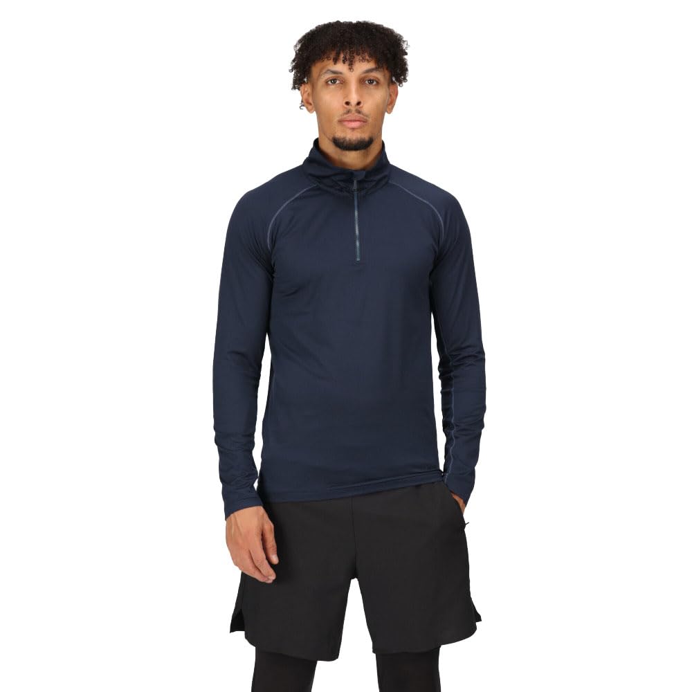 Regatta Professional Men's Stretch Half-Zip Midlayer Navy