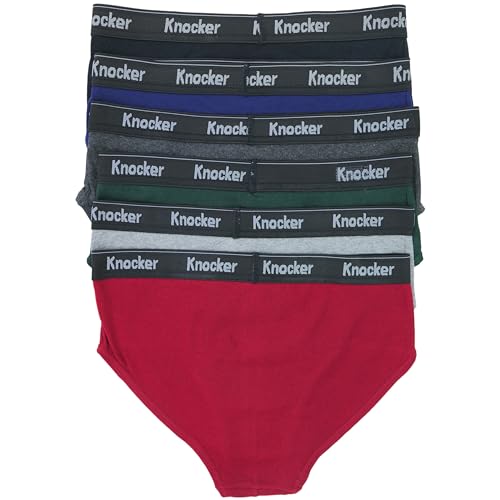 ToBeInStyle Men's Pack of 6 Thick Waistband Knocker Bikini Briefs4