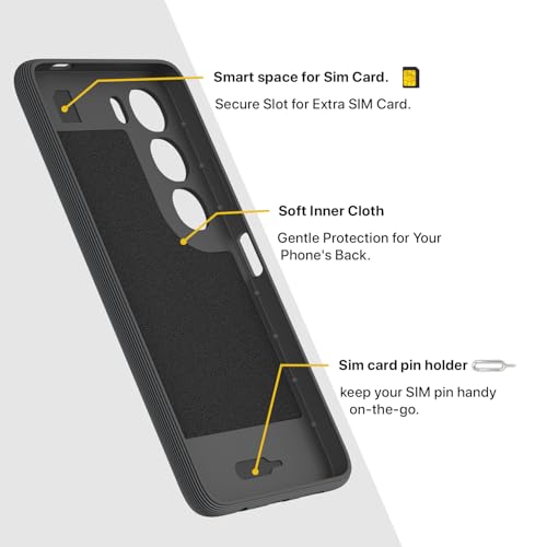 Image of Outlouders Bumper Case for Vivo Y19s / Vivo Y29 5G | Full Camera Protection | TPU Soft Flexible Shockproof Back Cover (Grey)