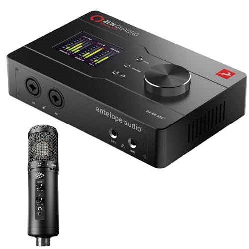 Antelope Audio Zen Quadro USB-C Audio Interface with 4 Ultra-Low Noise Preamps, 14x10 USB I/O, 14x...