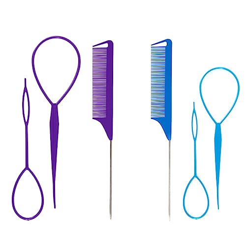Set de 3 herramientas para cola de cabello miniatura 4