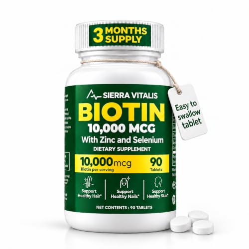 Biotin 10000mcg with Zinc & Selenium