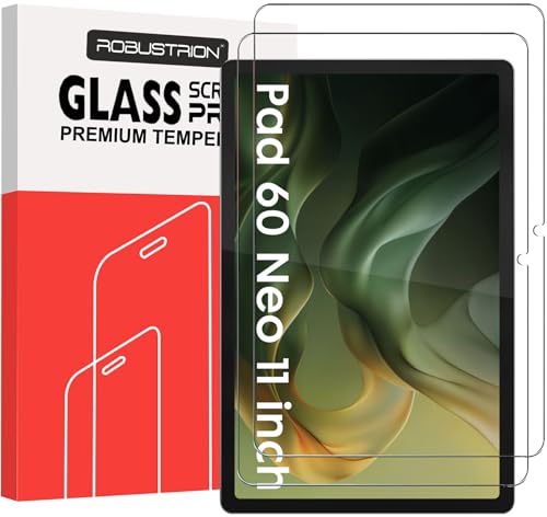 Image of Robustrion 2 Pack Tempered Glass for Moto Pad 60 Neo 11 inch Screen Protector Guard for Moto Pad 60 Neo 11 inch Tablet