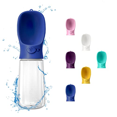 WePet Portable Dog Water Bottle, 19 OZ, Leak Proof Puppy Water Dispenser with Drinking Feeder for Pets Outdoor Walking…