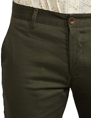 Image of Peter England Men's Slim Casual Pants