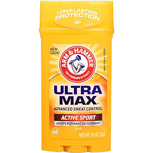 ARM & HAMMER ULTRAMAX Anti-Perspirant Deodorant Active Sport 2.60 oz ( Pack of 6)