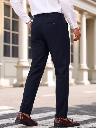 Image of TOPLOT Men's Casual Trouser | Regular Fit Design with Comfortable Structure | Clean Look with Versatile Styling | Easy Movement Fit Ideal for Casual, Office & Daily Use (5205)