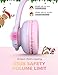 Mpow CH9 Kids Bluetooth Headphones with Microphone & LED Light, Bluetooth 5.0, 15Hours Playing Wireless Foldable Headset w/Mic, Volume Limited 85dB-95dB for PC/Cellphone/TV/School