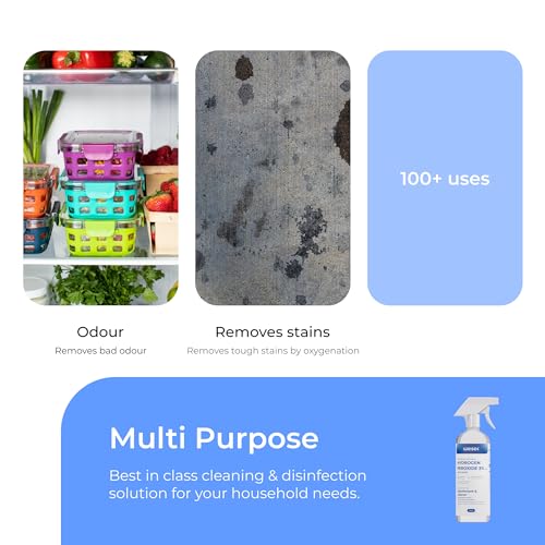 Wesol Hydrogen Peroxide 3% Food Grade | Multi-Use Disinfectant | Kills 99.9% Germs & Viruses | 500ml Pack - Best For Cleaning, General... - Image 6