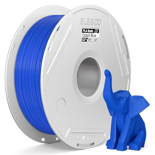 ELEGOO PLA Basic Filament and Reusable Spool Cobalt Blue 1KG 1.75mm