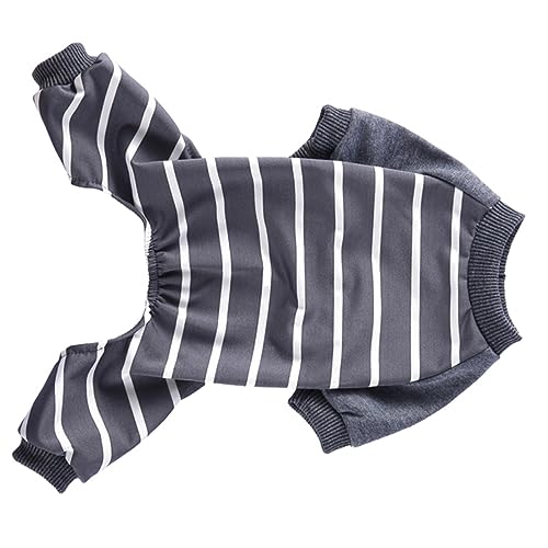 iplusmile ペットパジャマ 犬のカーシートカバー 犬のおもちゃ 犬のシャンプー 犬パーカー 大型犬用の犬の衣装 犬パジャマ 犬のアクセサリー 犬用ベッド 子犬 繁殖 ポリエステル Grey