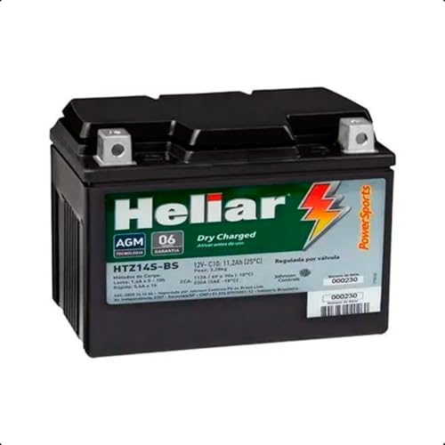Bateria Moto HTZ14S-BS CB 1300 Heliar 11,2Ah Selada