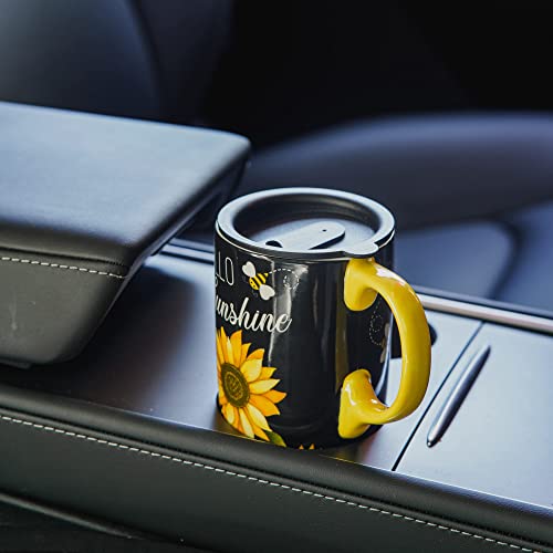 Topadorncoffeeceramicmugporcelainlatteteacupwithlid17oznoveltycoffeemugsformenwomenofficehome  Urban Country Home Decor Topadorn coffee ceramic mug porcelain latte tea cup with lid 17oznovelty coffee mugs for men women office home  urban country home decor