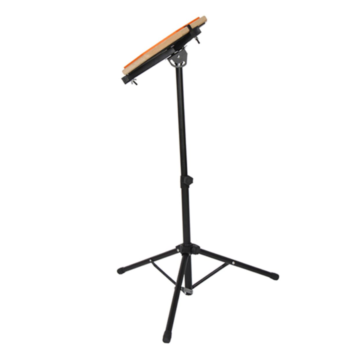 BESPORTBLE Support de Caisse Claire Réglable en Hauteur 12 Pouces en Fer et Abs Noir pour Pad Batterie D'entraînement, Usage Professionnel et Personnel