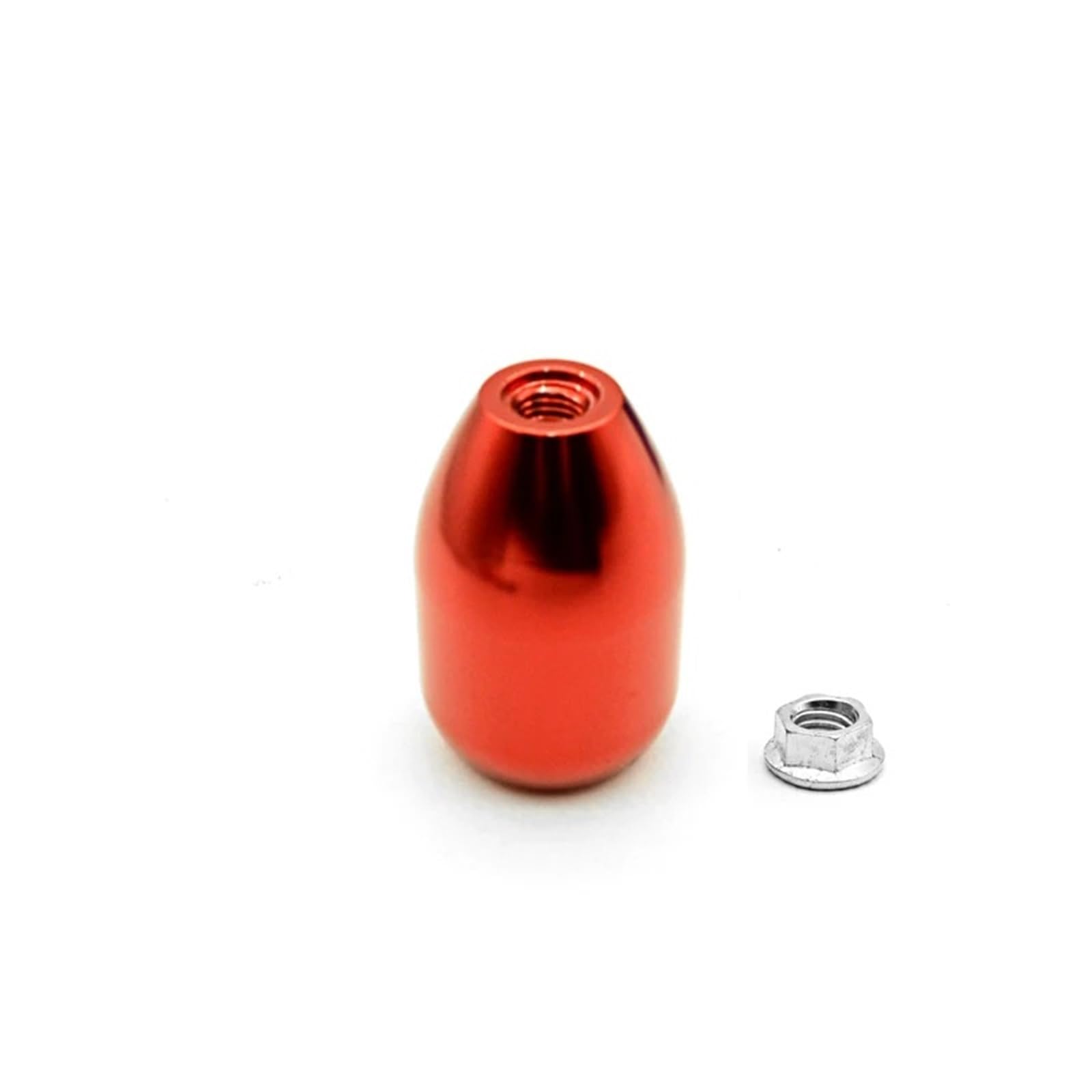 Jxewmtmc M10*1.5 Car Manual Aluminum Knob Gear Shift Gear Stick Shift Cover(Red)