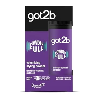 Got2B Polvo Texturizante Volumen Powderful (1 x 10 g), polvos de volumen instantáneos, polvos para el pelo de fijación media, texturizador de cabello con acabado natural | Ya disponible en tu tienda friki favorita! En mundofriki.es!