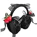 Vdaxvme Earmuffs Lace Princess Girls Winter Fashion Faux Ear WarmersStrawberry Black Earmuffs For Kids Princess