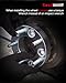 Torchbeam 4Pcs 5x4 to 5x4.5 Wheel Adapters 5x101.6 to 5x114.3, M12x1.5 Wheel Stud, 1