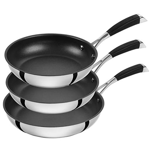 Zwilling 65249-000-0 Set di Padelle, 3 Pezzi, 20 + 24 + 28 cm, Acciaio 18/10, Argento/Nero