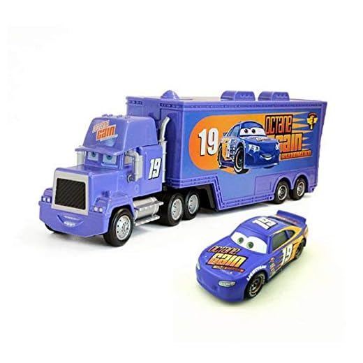 fashionmore Movie Cars Toys #19 Daniel Swervez Mack Hauler Truck & Racer Speed Racers Metal Toy Car 1:55 Loose Kid Toys