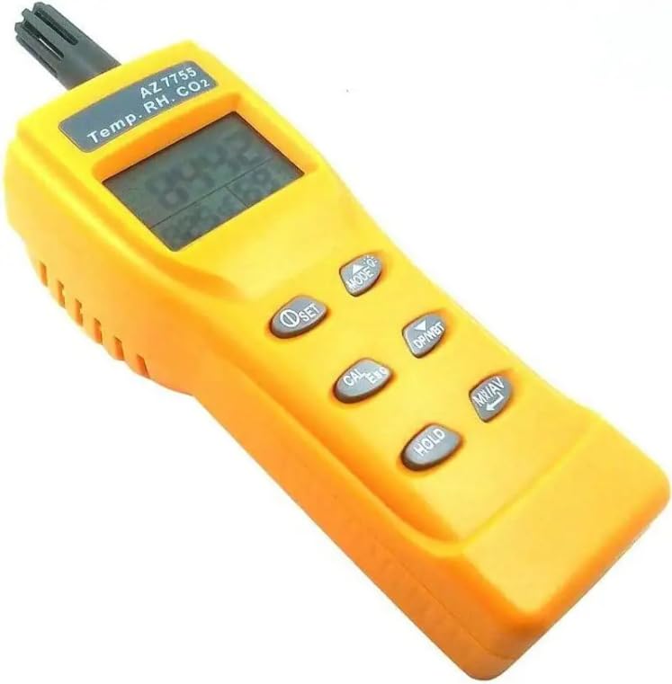 AZ7755 Detector de dióxido de carbono 2000pm5000ppmm Detector de dióxido de carbono CO2 AZ-7755