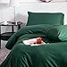Produktbild CoutureBridal Bettwäsche Set 135x200cm Dunkelgrün Grün,Atmungsaktiv Uni Unifarben Bettwäsche Set aus 100% Mikrofaser,1 Bettbezug 135 x 200 cm und Kissenbezüge 80 x 80cm mit Reißverschluss