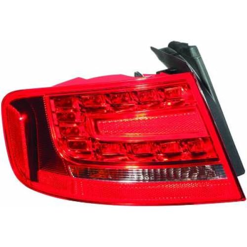 Feu arrière gauche pour Audi A4 B8 de 2007 à 2011 sans porte-ampoule pour un remplacement précis