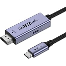 BENFEI HDMI to USB C Cable 6 feet 4K@60Hz, Unidirectional HDMI Source to USB-C Display Adapter for MacBook, Steam Deck, PS5/4, Nintendo Switch, AR/XR, Portable Monitors