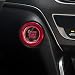 ZiWen Colorful Aluminum Engine Start Stop Button Ring Trim for Honda Accord 10th 2018 2019 (Engine Button Red)