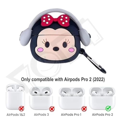 Image of YODI Case Cover for Airpods Pro|Pro 2|Airpods Pro 3|Airpods 4 Pouch, Silicone Cases with Cleaner Kit 360 Drop Protection,Shock-Resistant ((Minie), Airpods Pro /Pro 2)
