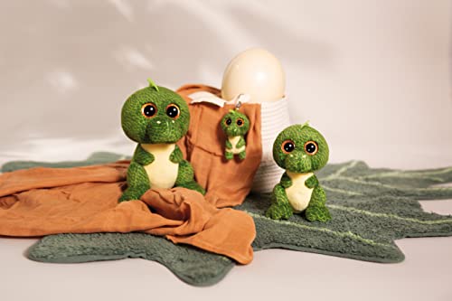 NICI GLUBSCHIS Dino Tyrannosaurus Rex Xert 15 cm – Kuscheltier aus weichem Plüsch, niedliches Plüschtier zum Kuscheln und Spielen, für Kinder & Erwachsene, 48922, tolle Geschenkidee, grün