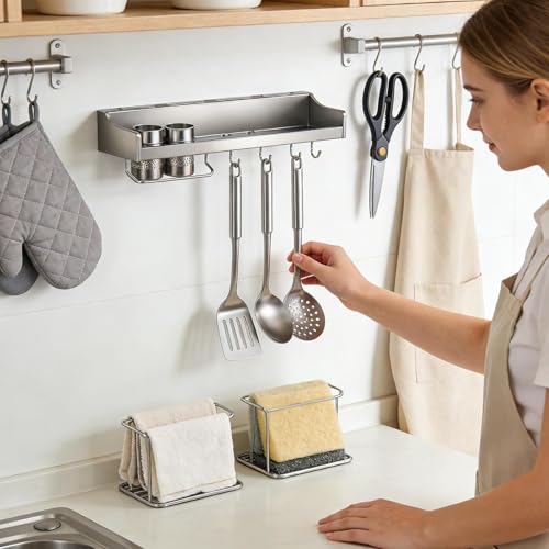 Organizador de cubiertos sin taladro para optimizar tu cocina interior 4
