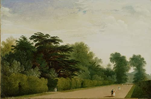 Jardins par John Martins poster sur toile SERENDIPITP pour salon chic