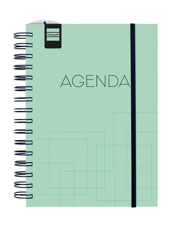 Finocam - Agenda Institut Curso 2025 2026 Semana Vista Vertical Septiembre 2025- Agosto 2026 (12 meses) Turquesa Catalán
