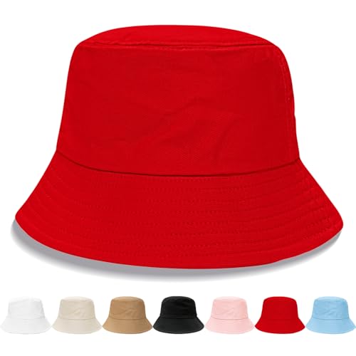 Image of NPQQUAN Bucket Hats for Men Women Packable Foldable Sun Hats for Women Beach Travel Cap