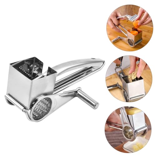 Rallador giratorio manual de queso de acero inoxidable miniatura 7