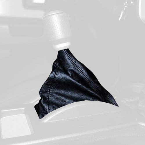 RedlineGoods Shift Boot - Automatic Compatible with Toyota FJCruiser 2007-15. Tailor Made - not Universal. Genuine top-Grade Italian Black Suede (Alcantara) with Red Thread