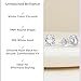 Jewelili 10K White Gold 7MM Round White Cubic Zirconia Stud Earrings for Women | Classic Jewelry with Gift Box | Timeless Fashion Jewelry Gift for Her | Dainty Earrings