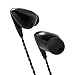 Hidizs in-Ear Earphones Hi-Res Headphones with High Resolution Seeds Dynamic IEMs Wired Earbuds Hi-Res Audio Player,Powerful Bass, Lightweight,3.5mm Jack for Phones and Laptops Comfort (Black)