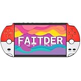 FAITDER - Elf Ball 7.1' Retro Handheld Portable Game Console, 16GB ROM, Support for Linux Open Source System, PSP Dual Joystick Operation, Built-in Free 10000 + Games, Wireless Joystick Support