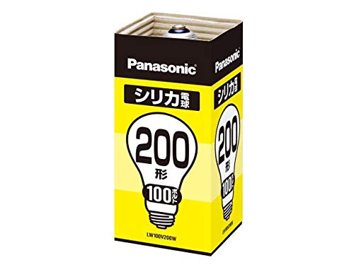 Amazon | パナソニック シリカ電球200形【1個入】 LW100V200W(NA